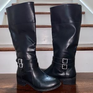 Black Leather Boots